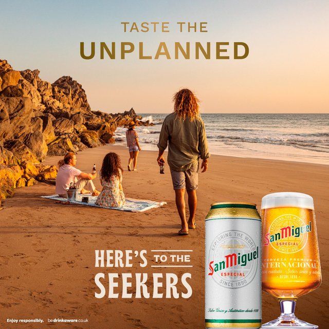 San Miguel Premium Lager Beer Cans 10 x 440ml