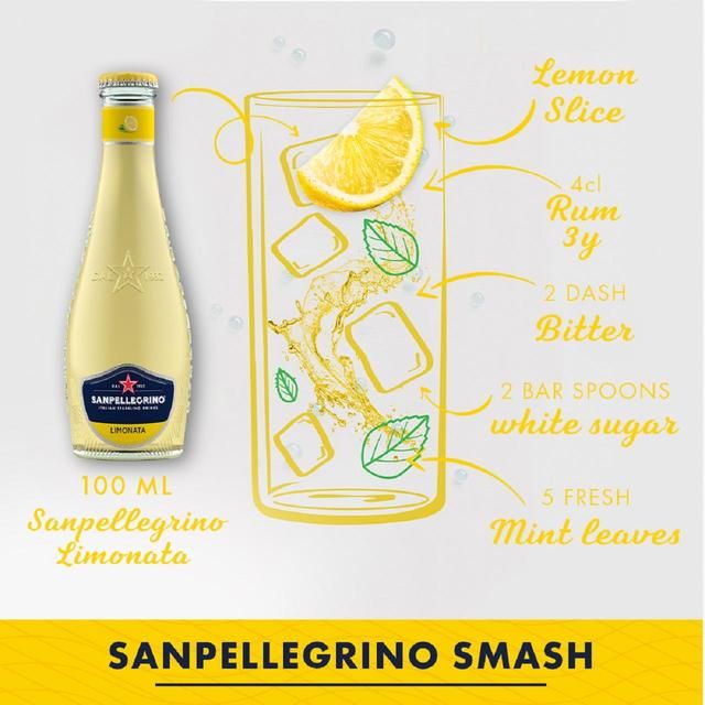 San Pellegrino Classic Taste Lemon Glass   4 x 200ml