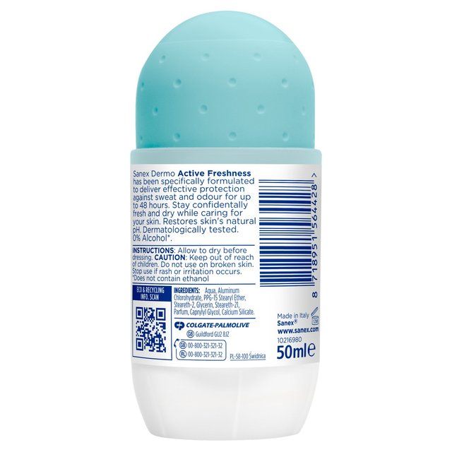 Sanex Dermo Active Freshness Roll On Deodorant 50ml