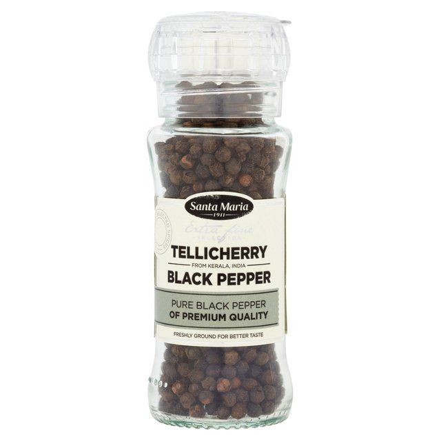 Santa Maria Tellicherry Black Pepper Grinder 70g