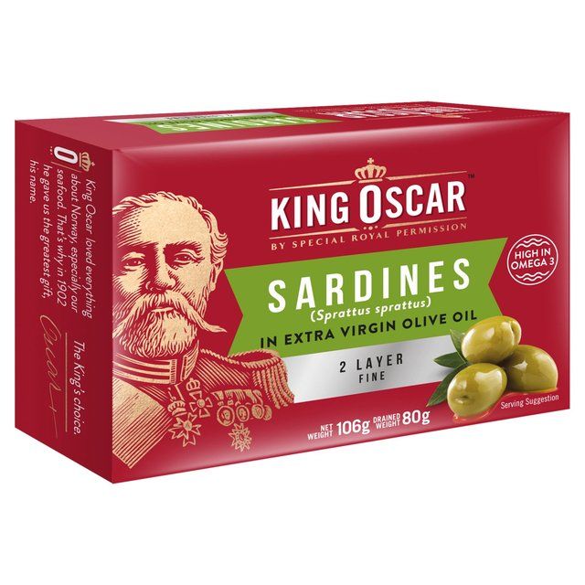Sardines in Extra Virgin Olive Oil - King Oscar 106g