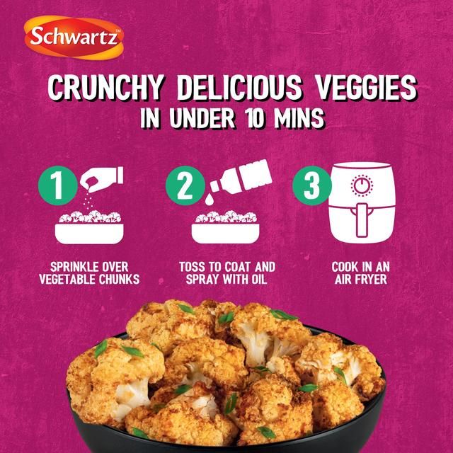 Schwartz Air Fryer Vegetable Seasoning Drum   125g