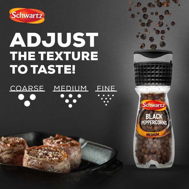 Schwartz Black Pepper Corns Grinder 35g