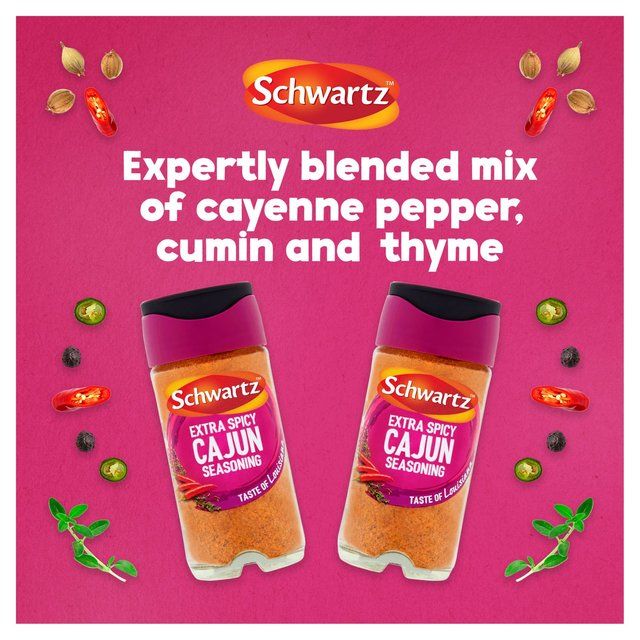 Schwartz Extra Spicy Cajun Seasoning Jar   42g