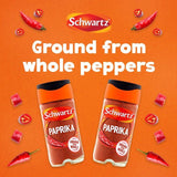 Schwartz Ground Paprika Jar 40g