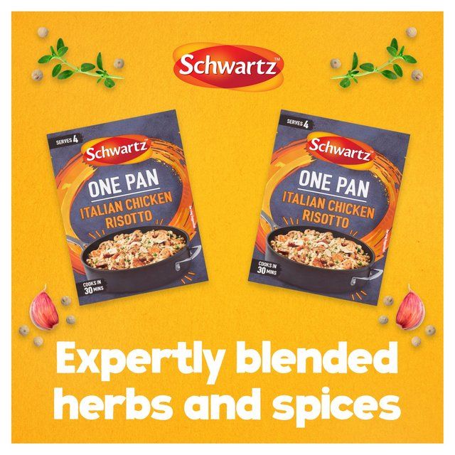 Schwartz Italian Chicken & Mushroom Risotto One Pan 28g