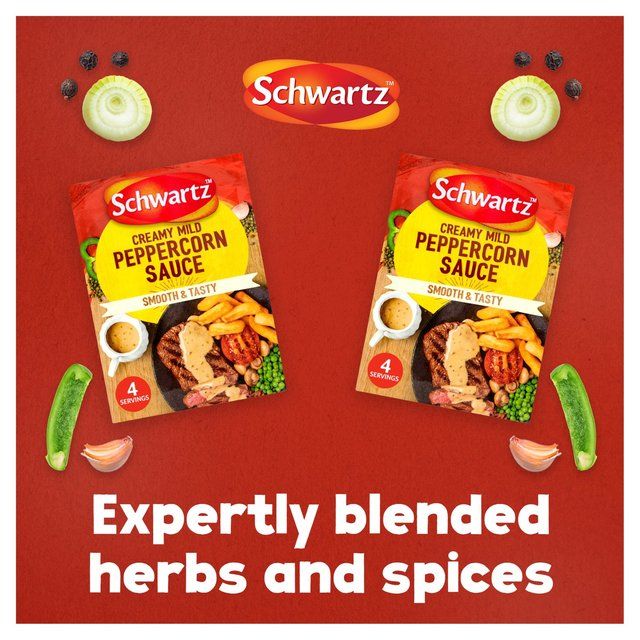 Schwartz Mild Peppercorn Sauce Mix   25g