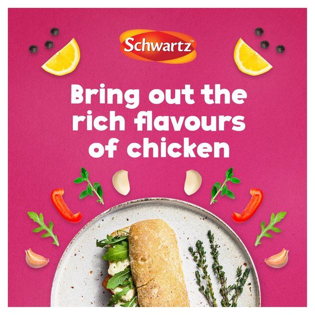 Schwartz Paprika & Lemon Chicken Seasoning No Added Salt Jar   43g