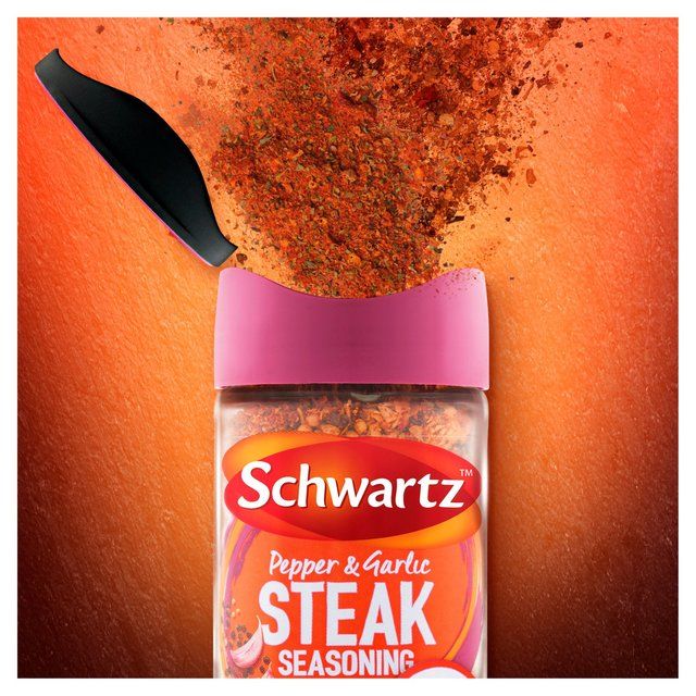 Schwartz Pepper & Garlic Steak Seasoning Jar   46g