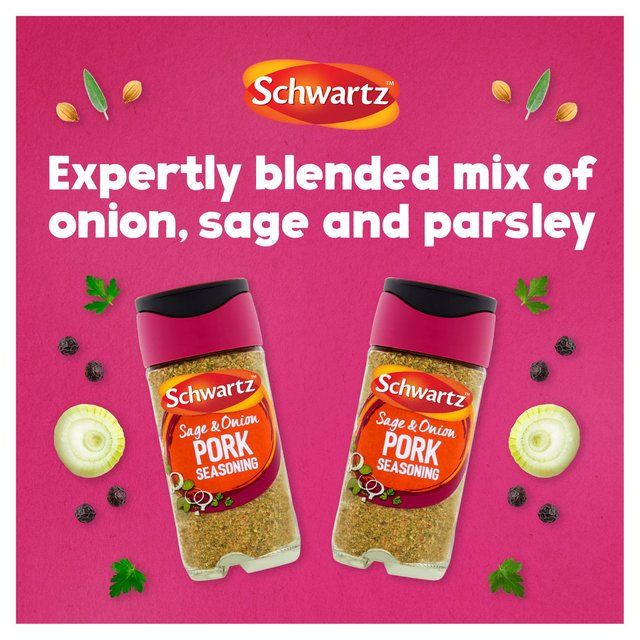 Schwartz Sage & Onion Pork Seasoning Jar   34g