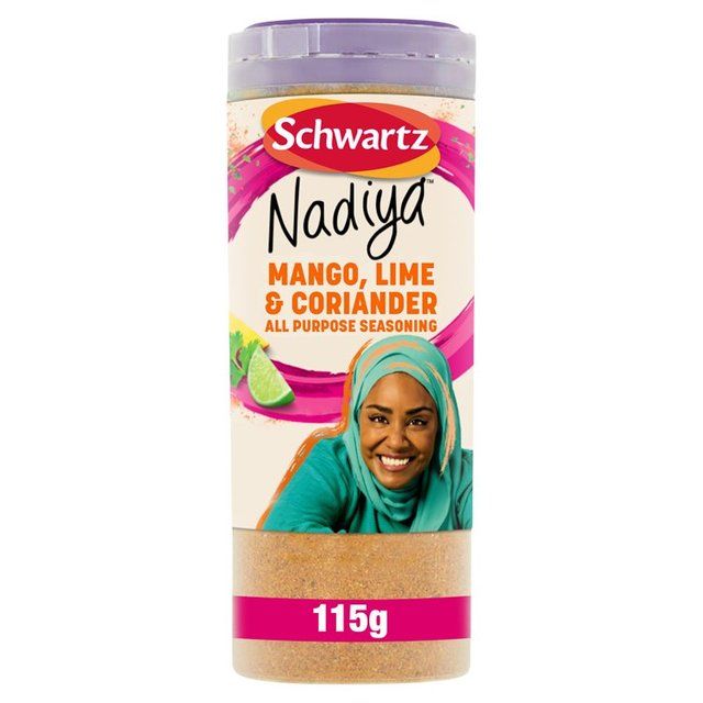 Schwartz x Nadiya Mango Lime & Coriander All Purpose Seasoning Drum 115g