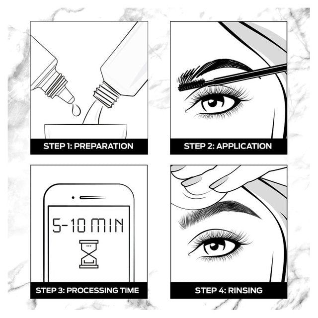 Schwarzkopf Brow Tint Permanent Eyebrow Colour Dark Blonde 17ml