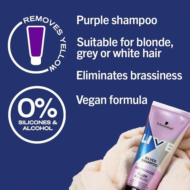 Schwarzkopf LIVE Silver Shampoo 200ml