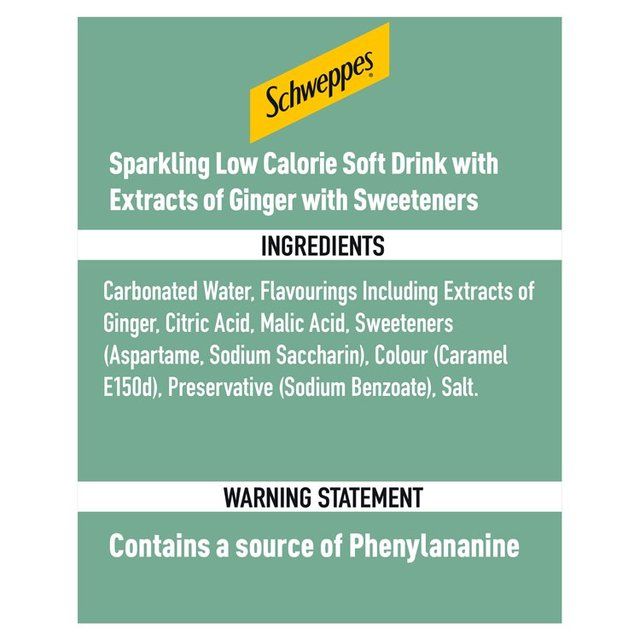 Schweppes Slimline Ginger Ale   1L