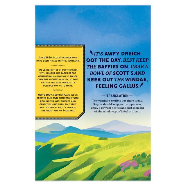 Scott's Porage Original Porridge Cereal Oats 3kg