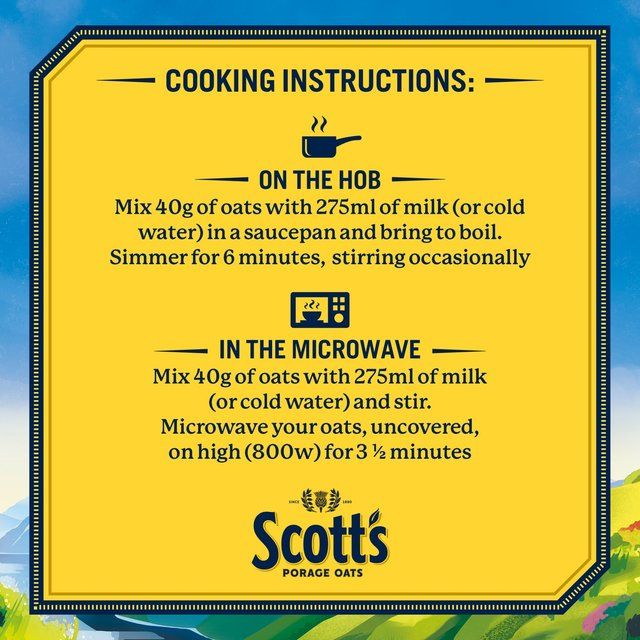 Scott's Porage Original Porridge Cereal Oats 3kg