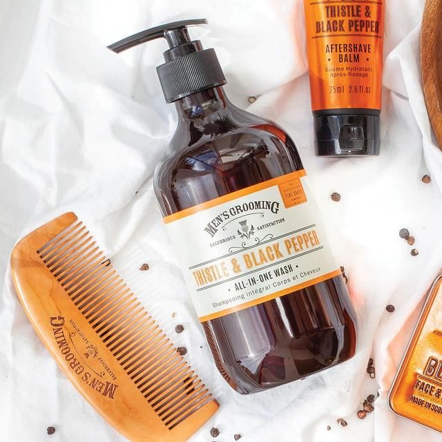 Scottish Fine Soaps Thistle & Black Pepper All-In-One Wash 500ml