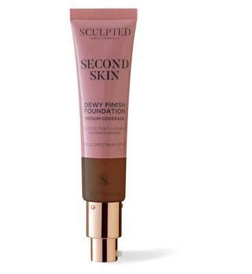 Sculpted By Aimee Connolly Second Skin Foundation - Dewy Finish Deep Dark 7.75