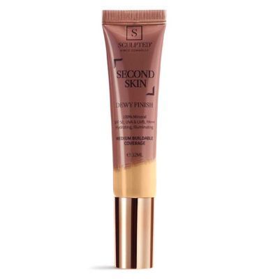 Sculpted By Aimee Connolly Second Skin Foundation - Dewy Finish Fair Golden