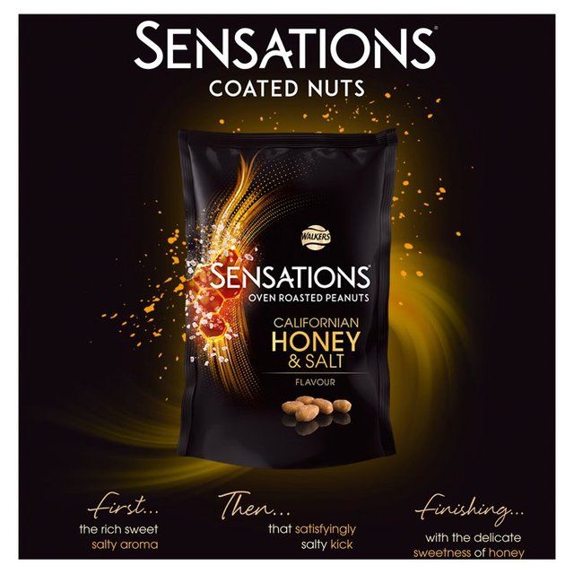 Sensations Californian Honey & Salt Roasted Sharing Peanuts   145g