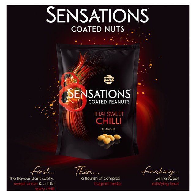 Sensations Thai Sweet Chilli Coated Sharing Peanuts   150g
