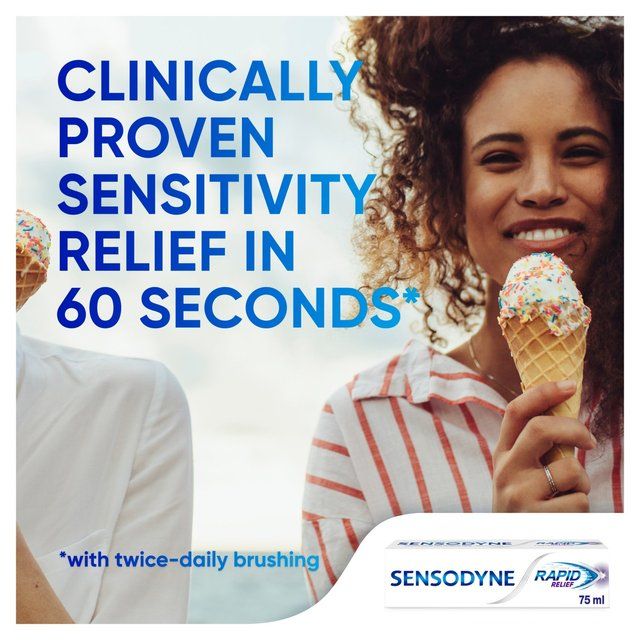 Sensodyne Sensitive Rapid Relief Mint Toothpaste 75ml