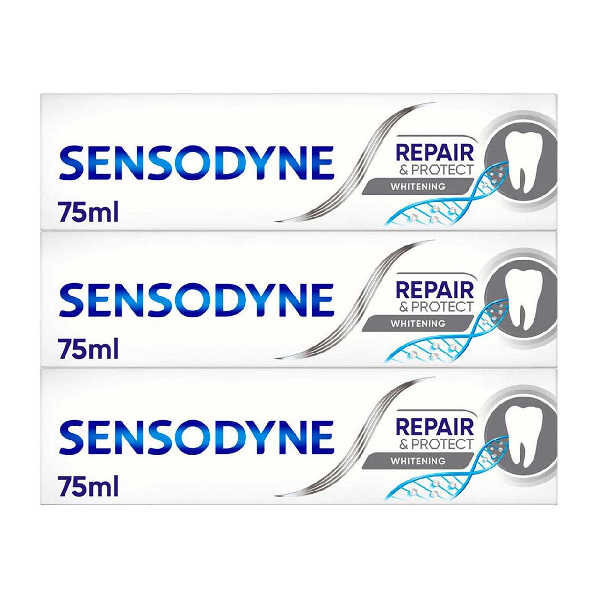 Sensodyne Sensitive Repair & Protect Whitening Toothpaste Bundle