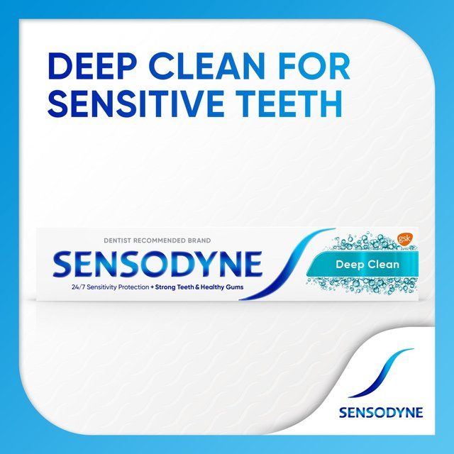 Sensodyne Sensitive Toothpaste Deep Clean Daily Care Gel   75ml