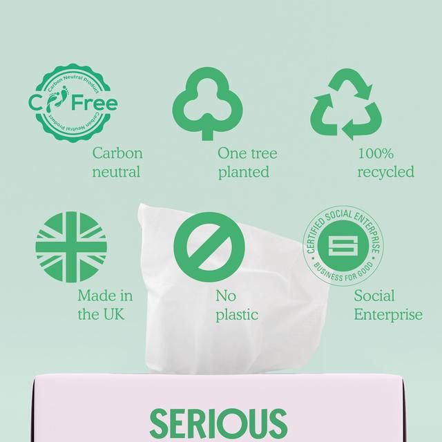 Serious Tissues 3Ply Carbon Neutral Facial Tissue 72 per pack