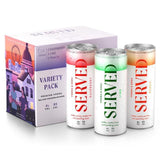 Served Hard Seltzer Variety Pack 6 x 250ml