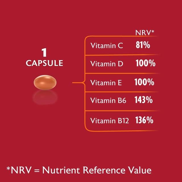 Seven Seas Cod Liver Oil Plus Multivitamins Omega-3 Fish Oil Capsules 90 per pack