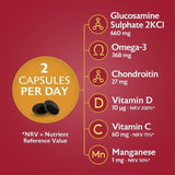 Seven Seas JointCare Active Glucosamine Omega-3 & Chondroitin 60 Caps   60 per pack