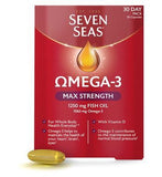 Seven Seas Omega-3 Fish Oil Max Strength with Vitamin D 30 Capsules