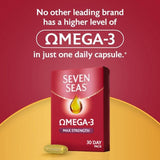 Seven Seas Omega-3 Fish Oil Max Strength with Vitamin D Capsules 30 per pack