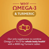 Seven Seas Omega-3 Fish Oil & Turmeric with Vitamin D 30 Day Duo Pack 60 per pack