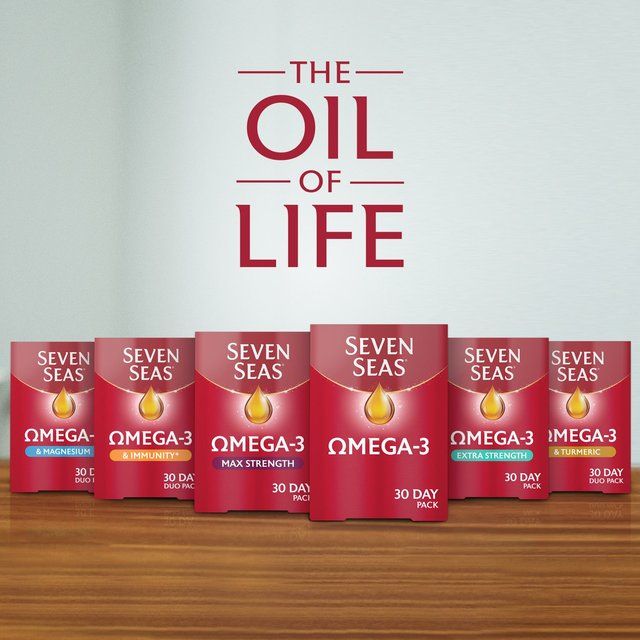 Seven Seas Omega-3 Fish Oil with Vitamin D 30 Capsules 30 per pack