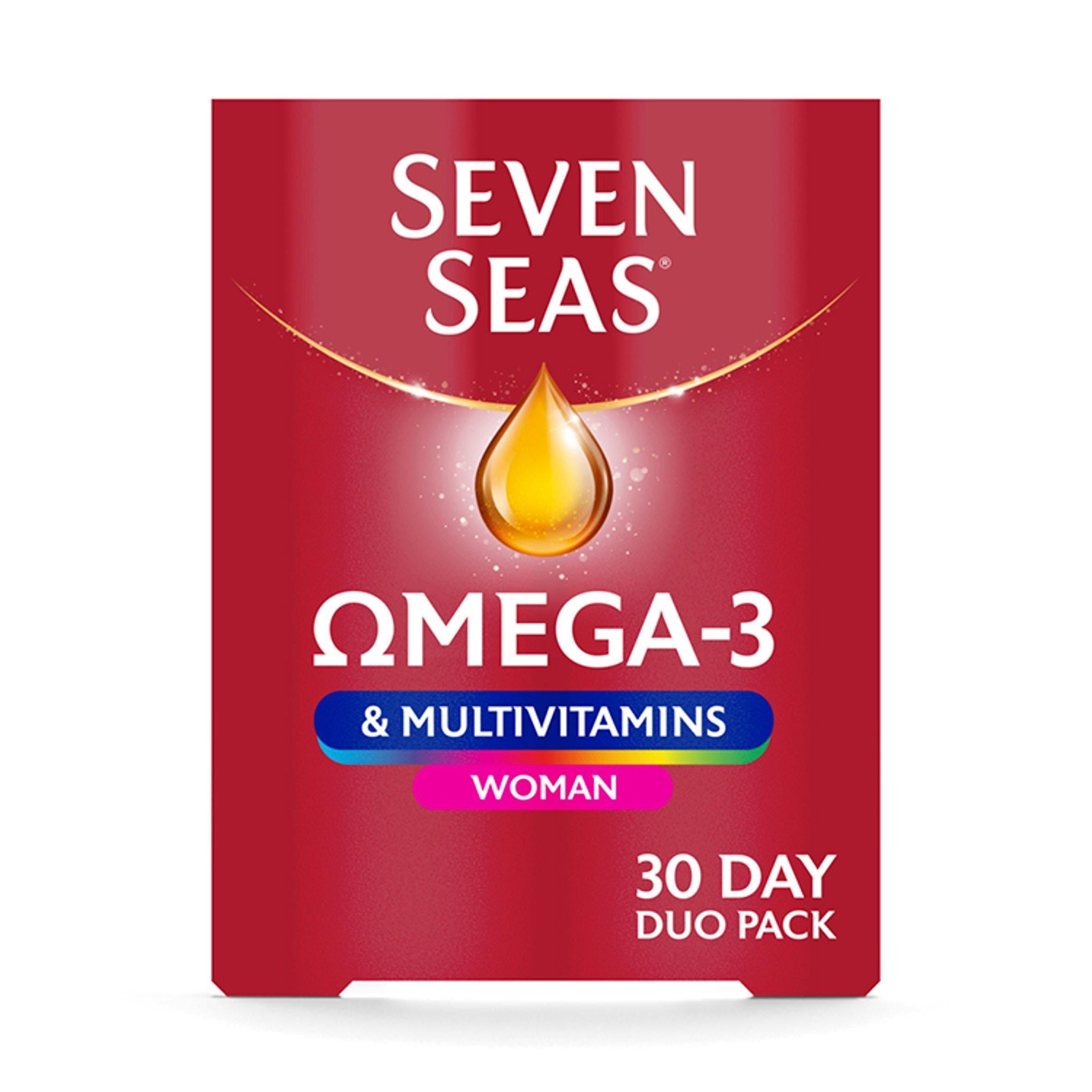 Seven Seas Omega 3 & Multivitamins Woman 30 Day Duo Pack x60
