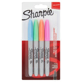 Sharpie Permanent Marker Assorted Pastel 4 per pack