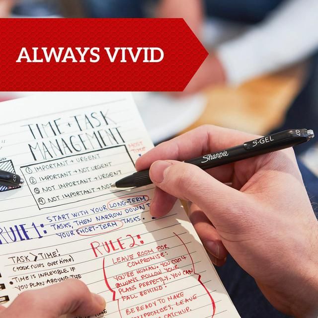 Sharpie S-Gel Gel Pens 0.7mm Assorted 8 per pack