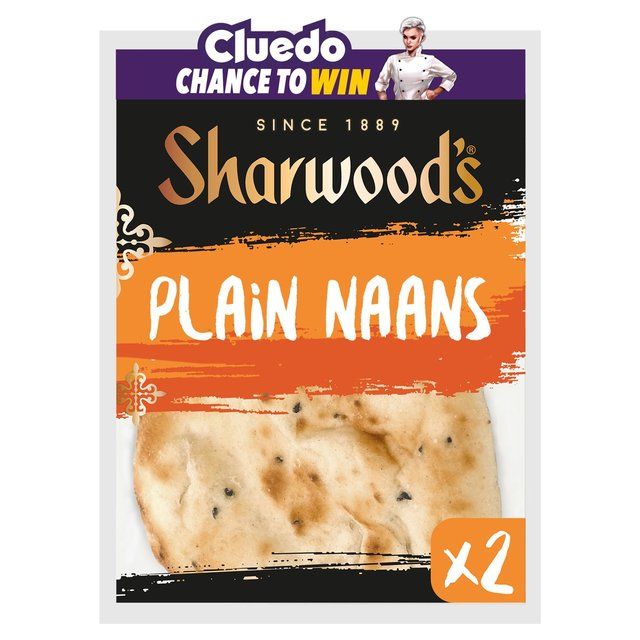 Sharwood's Naans Plain 2 per pack