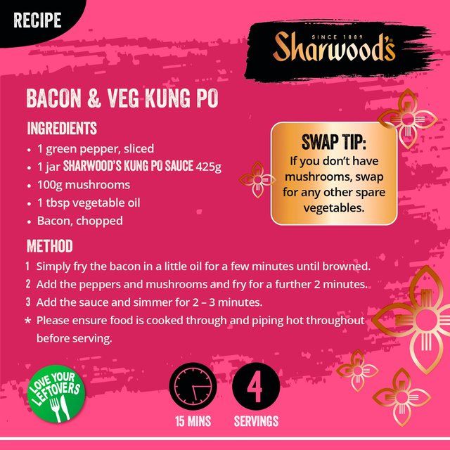 Sharwood's Stir Fry Kung Po Cooking Sauce 425g