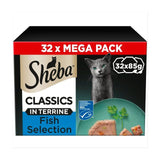 Sheba Classics Cat Trays Ocean Collection in Terrine 32 x 85g