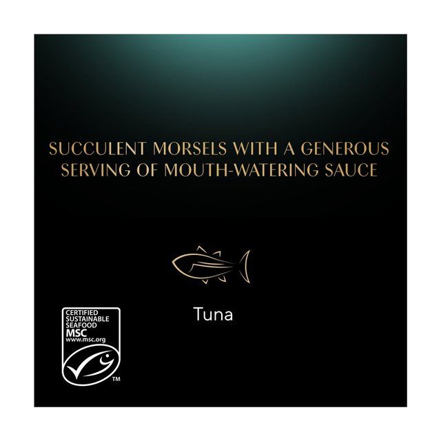 Sheba Sauce Lover Adult Wet Cat Food Tray MSC Tuna in Gravy 85g