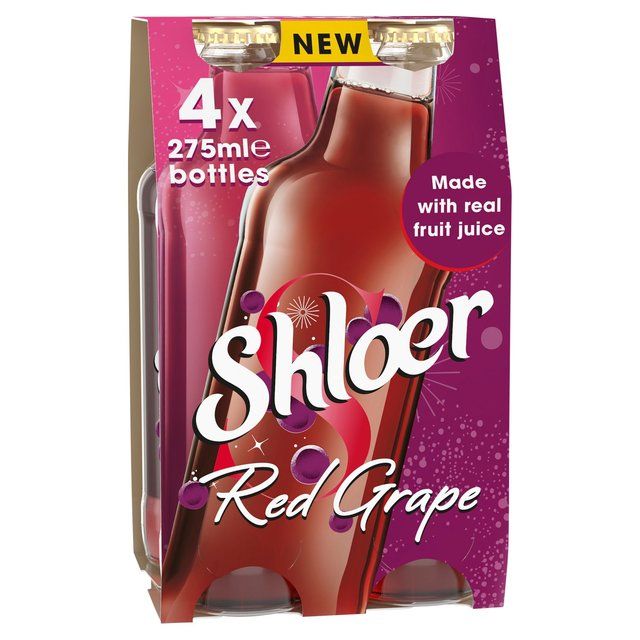 Shloer Red Grape 4 x 275ml