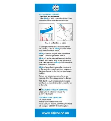 silicolgel 12 x 15ml Sachets