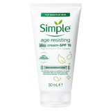 Simple Age Resisting Cream Moisturiser SPF 15 50ml
