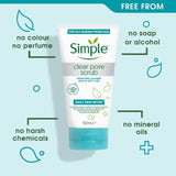 Simple Detox Clear Pore Scrub 150ml