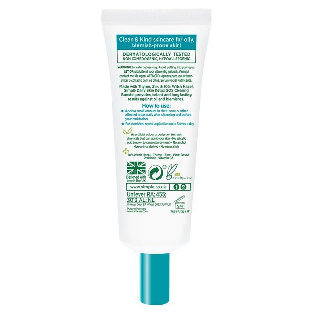 Simple Detox SOS Clearing Booster 25ml