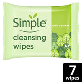 Simple Kind To Skin Cleansing Facial Wipes 7 per pack