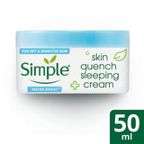 Simple Skin Quench Sleeping Cream Moisturiser 50ml